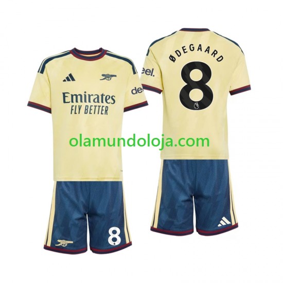 Camisola Arsenal Martin Odegaard 8 Criança Equipamento Terceiro 2026-2027 Manga Curta